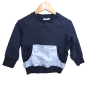 Preview: Pullover [ Kids 1-7 Jahre ] Anker geringelt (Sweat marine)
